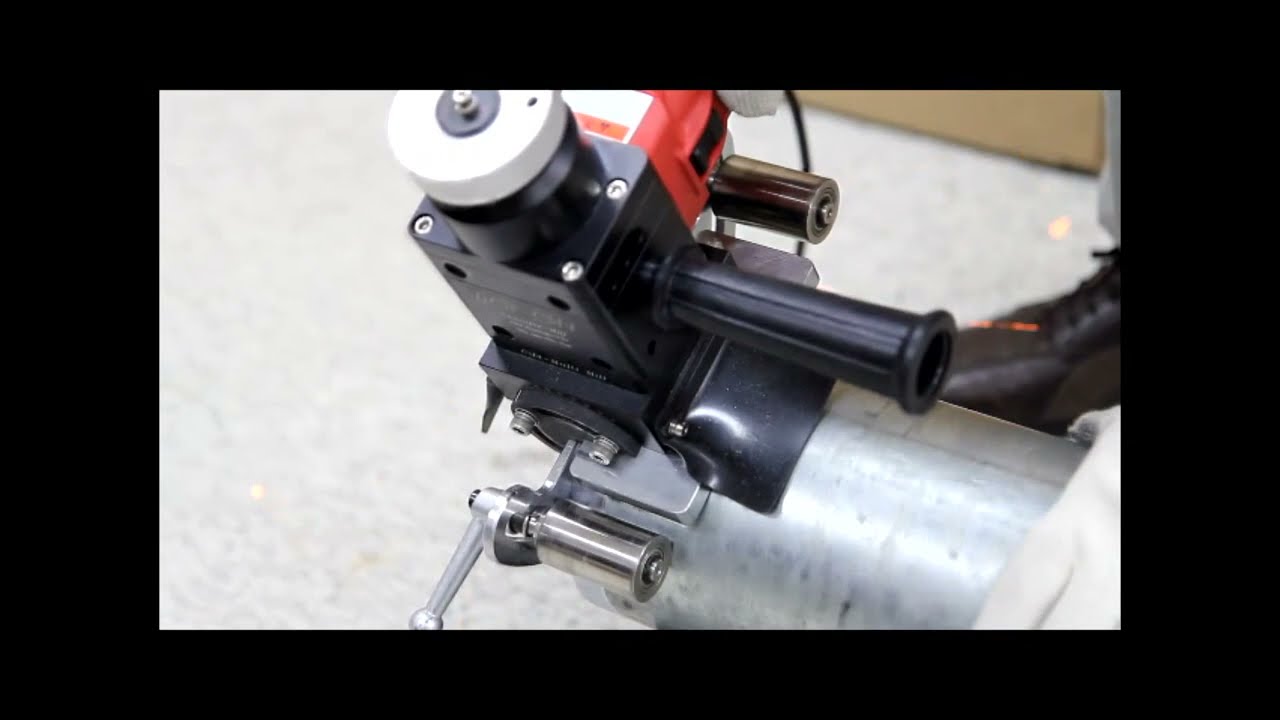 [DCSENG/ENGLISH] Galvanizing film removal demonstration, portable hand beveler ‘S-CM4’