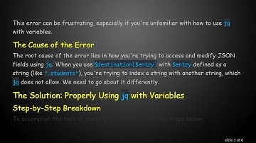 Mastering jq: How to Properly Parse Arguments and Update JSON