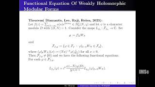 Converse theorem for weakly holomorphic quasimodular forms by Mrityunjoy Charan