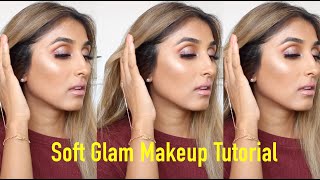 Soft Glam Makeup Tutorial I Dewy Skin I Summer Base I Soft Pink Eyes