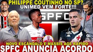 Download Lagu SOLTOU A BOMBA!!! SPFC ANUNCIA ACORDO! JOGADOR COMPRADO | ESCÂNDALO | FLA INSISTE EM M.A | COUTINHO MP3