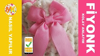 Babet Patik İçin Fiyonk Yapımı