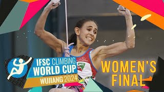 IFSC LEAD Women's Final World Cup Wujiang 2024
