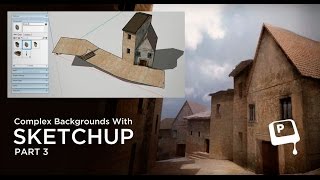 Sketchup for Backgrounds (3 of 3) (CtrlPaint.com)