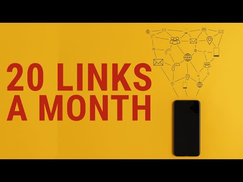 20 Links A Month  - Niche Authority Site - Charlie