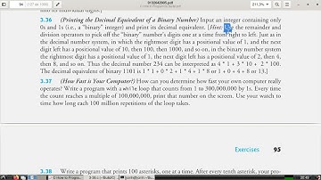 C How to Program (6th edition) - Deitel & Deitel, exercise 3.36