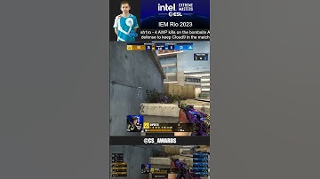 sh1ro - 4 AWP kills on the bombsite A defense to keep C.. (Cloud9 vs Vitality) - IEM Rio 2023