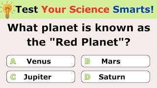 50 Science Quiz Game ⚛︎ 🧬 🧫 🧪  - Questions Everyone Should Know!  Test Your Knowledge