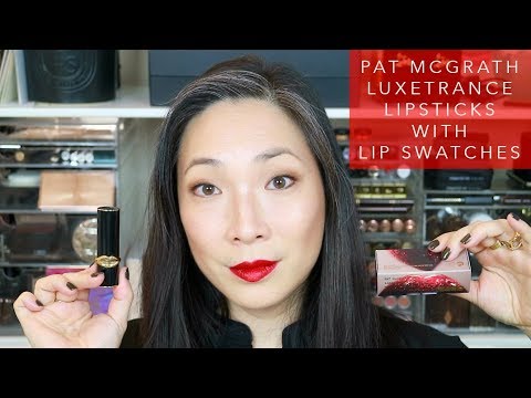 Pat McGrath LuxeTrance Lipsticks - Review & Lip Swatches - YouTube