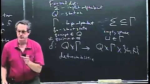 L8: Introduction to Turing Machines and Computations