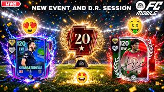 VERTICAL- LET'S PUSH D.R. AND WC EVENT IS HERE😁 TEAM REVIEW AND DRAFT OPENING - FC MOBILE LIVE 🔴