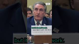 Secretary of interior Doug Burgum was owned in that hearing.😄😄😄#dougburgum #owned #whatdidhesay