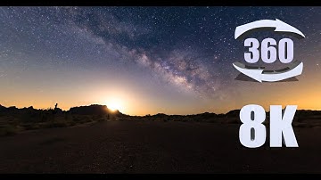 Gorgeous 360 8K timelapse of the Milky Way rising over the Sonoran Desert