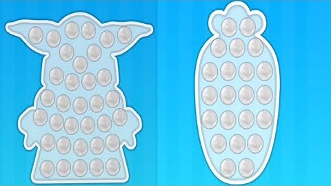 Very satisfying and relaxing ASMR video | pop it bubble game