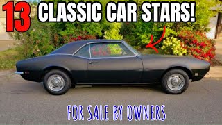 13 Classic Car Stars for Sale by Owners on Craigslist!
