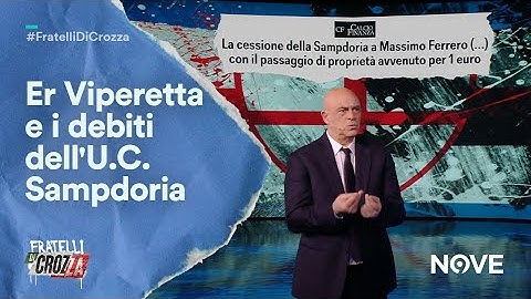 Maurizio Crozza e il suo monologo sui debiti della Sampdoria