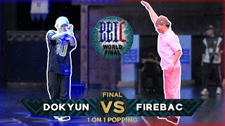 Dokyun vs FireBac｜BBIC 2021 1on1 Popping Final