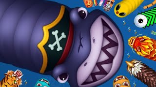 I Played Worm Zone Until I WAS THE MAP! 🐛🌎 (#1 Goal Achievement)