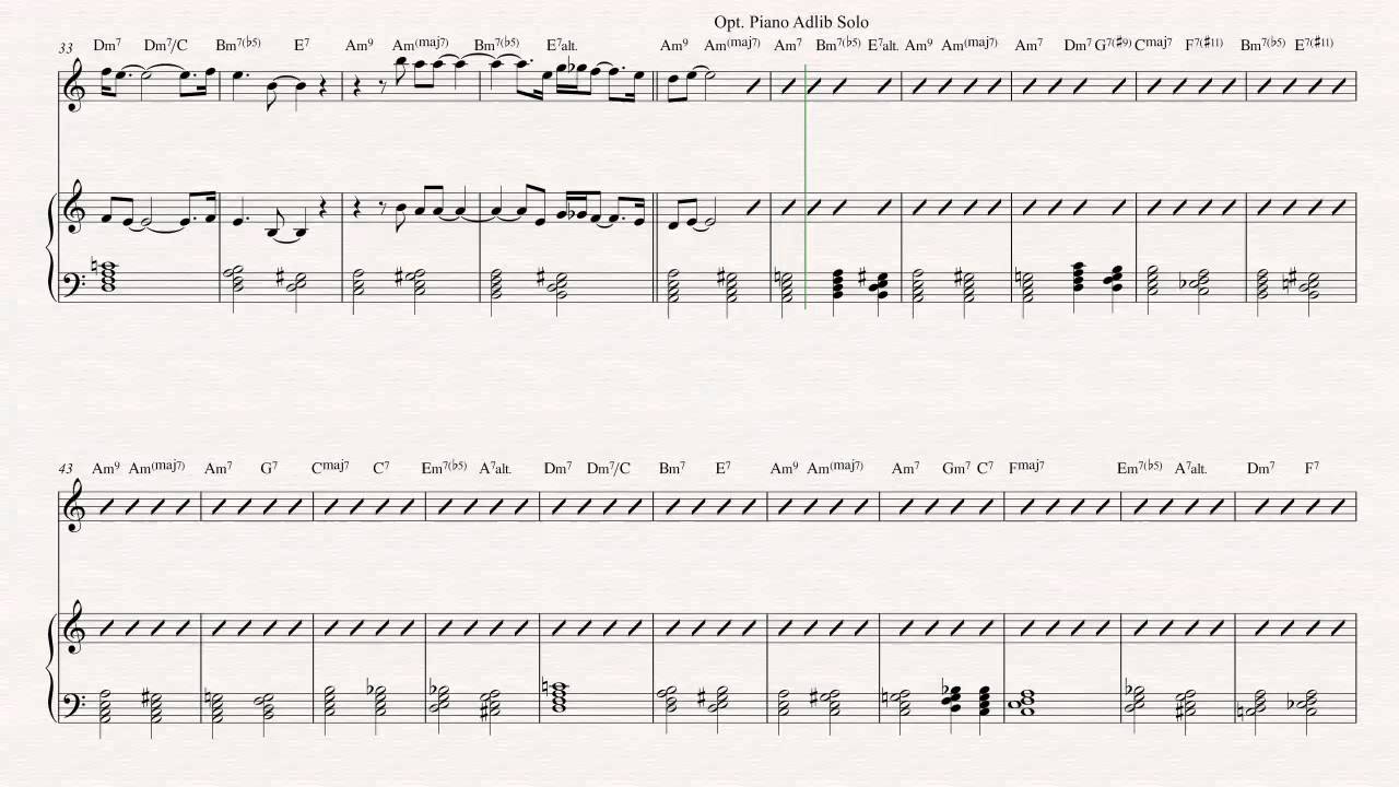 Almost Blue Chet Baker Chords