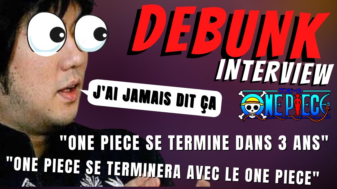 LA RÉALITÉ SUR L'INTERVIEW D'ODA - LA COMMU S'EST TROMPÉ - YouTube