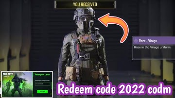 Working Redeem code codm 2022 | cod mobile Redeem code 2022 | codm Redeem code 2022 Garena