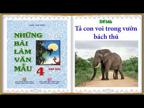 Video Tả con voi trong vườn bách thú || Những bài văn mẫu... - youtube