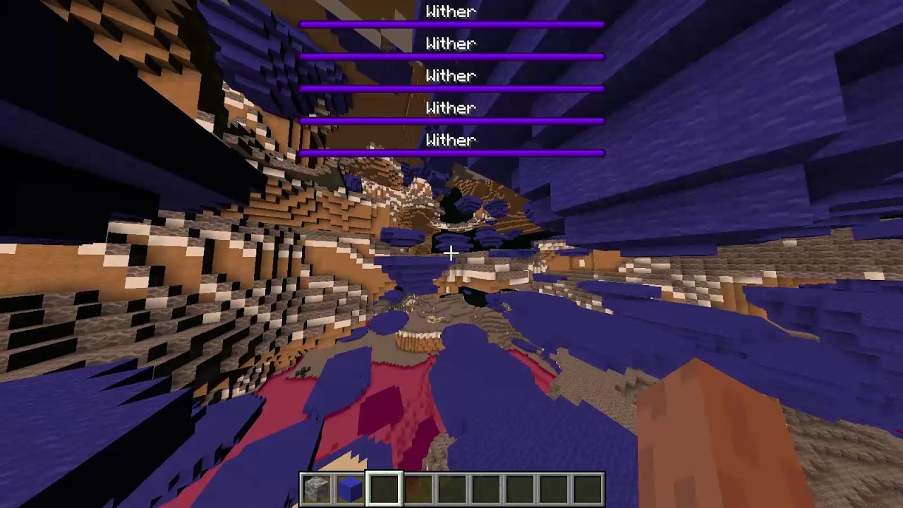 another random minecraft dimension (snapshot 20w14infinite) - YouTube