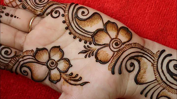 arabic style new mehndi designs for hands 🤩 | rakhi special mehndi designs 2022 || mehendi designs