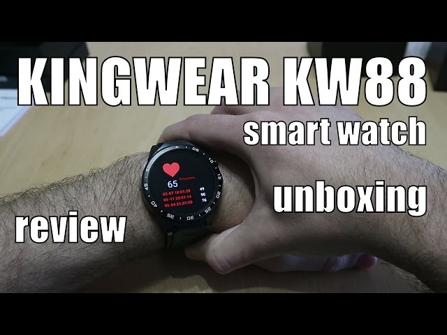 KingWear KW88 Review & Unboxing: 3G Smartwatch Phone