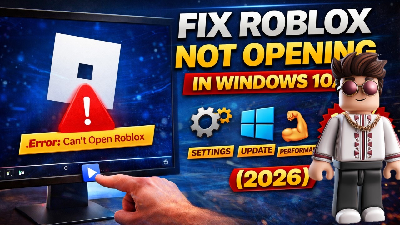 Fix Roblox Not Opening Issue In Windows 10/11 (2026) | 100% Working Fix ...
