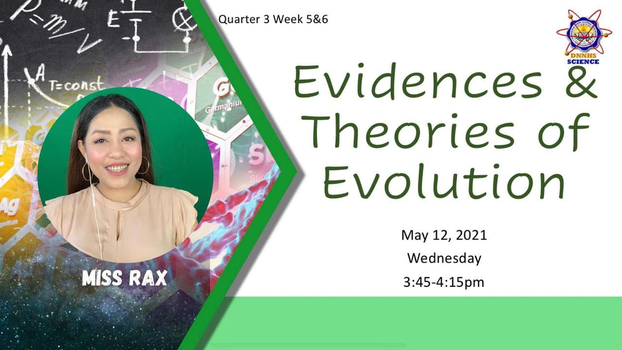 Grade 10 Quarter 3 Week 5-6 - Evidences of Theories of Evolution - YouTube
