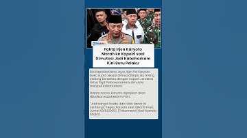 Fakta Heboh Isu Irjen Karyoto Marah ke Kapolri karena Jadi Kabaharkam padahal Dijanjikan Kabareskrim