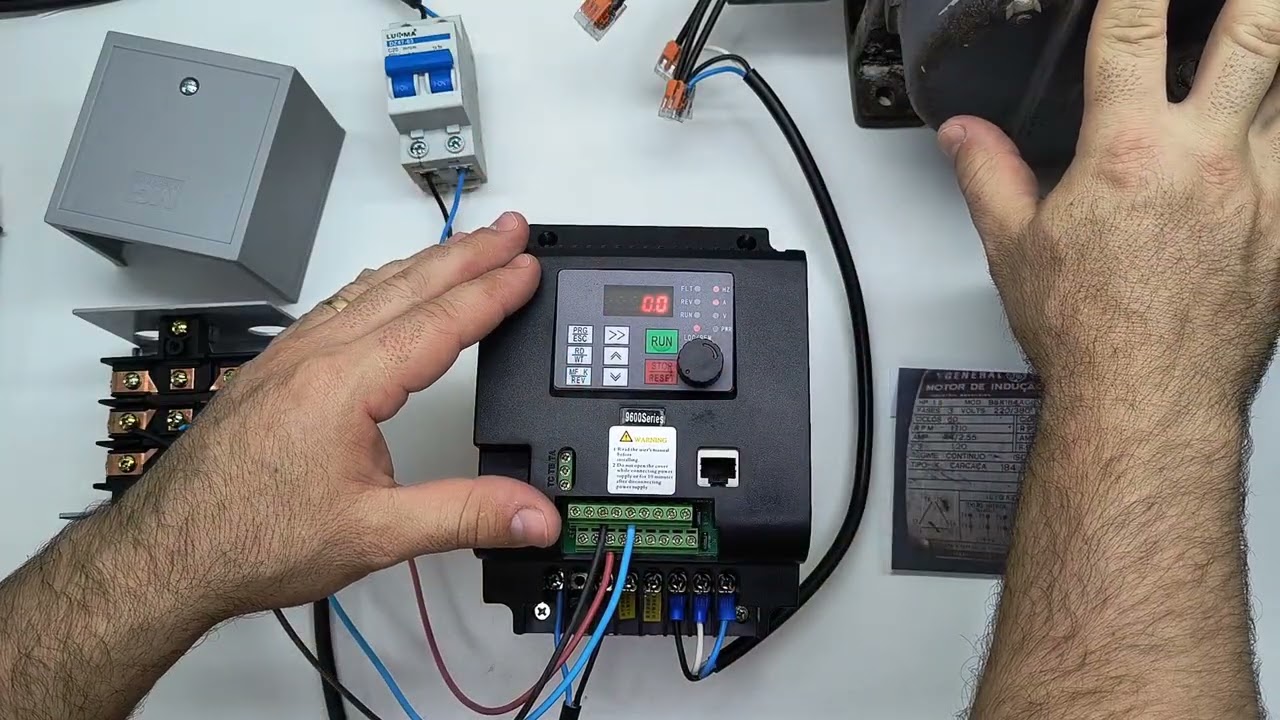 Inversor Nflixin 5.5Kw Entrada 220V/Saída 380V Para Elevador Automotivo Instalação e Parametrização!