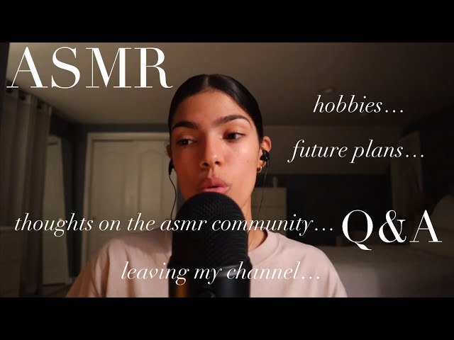 ASMR ~ very honest Q&A 🤍 whispering/soft speaking+ gum chewing(HIGH GAIN)