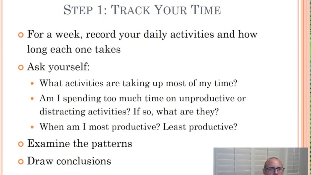 Organization and Time Management - YouTube