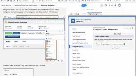 Learn to customize navigation in Salesforce