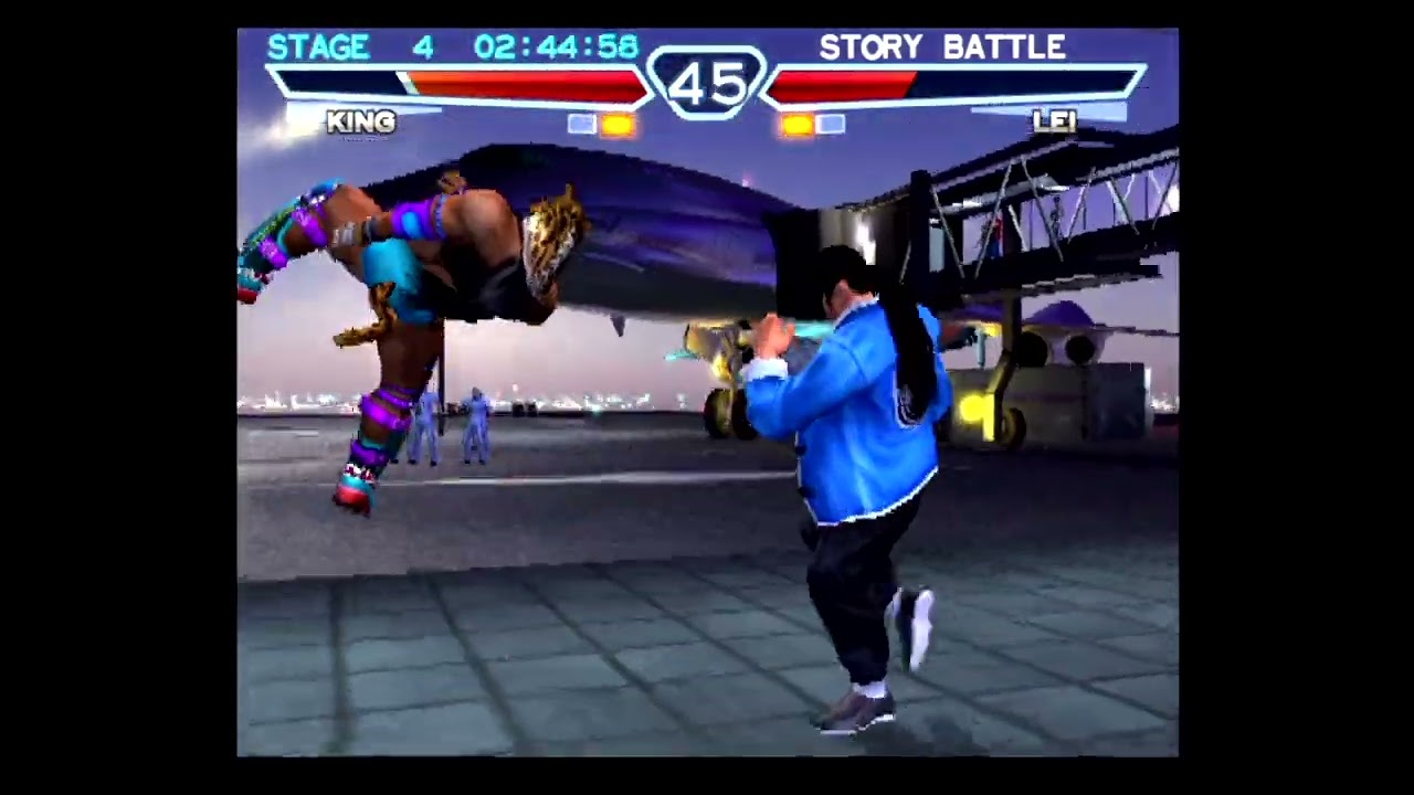 Tekken 4 (PlayStation 2) Story Battle as King