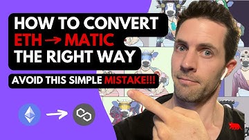 How To Convert ETH → MATIC The Right Way (Avoid This Simple Mistake!)