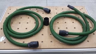 Festool:  Connecting  two Festool 27mm Anti-static hoses together. by The Poplar Shop 20,917 views 8 years ago 2 minutes, 50 seconds