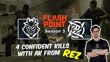 4 уверенных минуса с AK от REZ, G2 vs NIP, Flashpoint 3