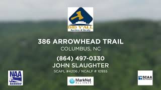 Online Auction - Columbus, NC Mountain Top Home - 386 Arrowhead Trail