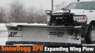 SnowDogg XPII Expanding Wing Plow - Extends from 8 to 10 Feet While Maintaining Scoop Position