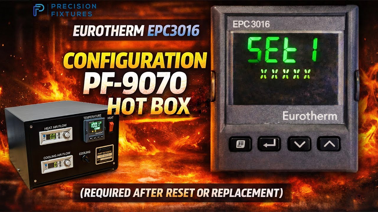 Eurotherm EPC 3016 Configuration for PF-9070 Hot Box (Required After Reset or Replacement)