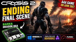 Crysis 2 Ending on Radxa Dragon Q6A | Windows 11 ARM Gaming