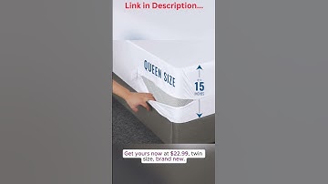 Utopia Bedding Zippered Mattress Encasement Queen   100% Waterproof and Bed Bug Proof Mattress Prote