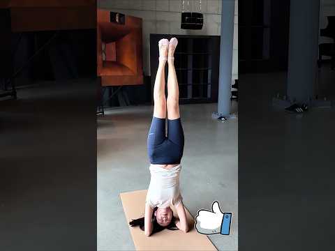 머리서기 기념촬영, 빨리 찍어주세요 | Please take a picture quickly! #요가 #yoga