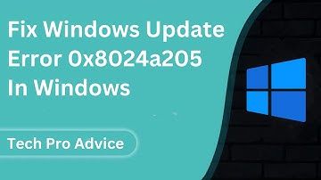 How to Fix Windows Update Error 0x8024a205 In Windows 11 or 10