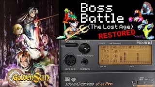 Boss Battle (Restored - Roland SC-88) - Golden Sun The Lost Age @JusteDni