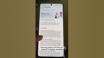Thumbnail of Samsung Galaxy A73 Android 13 One UI 5 Update