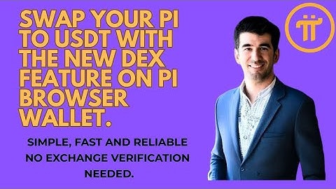 Swap Pi Coin to Usdt on your Pi Browser with the new Dex feature, No Exchange Verification Needed.